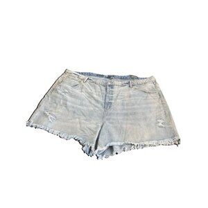 Wild Fable 50w Sz28 Women Super-Highrise Cut Off Denim Jean Shorts Plus Size